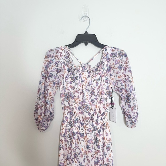 NWT 1. State Smocked Floral Summer Maxi Dress XXS - Picture 3 of 5